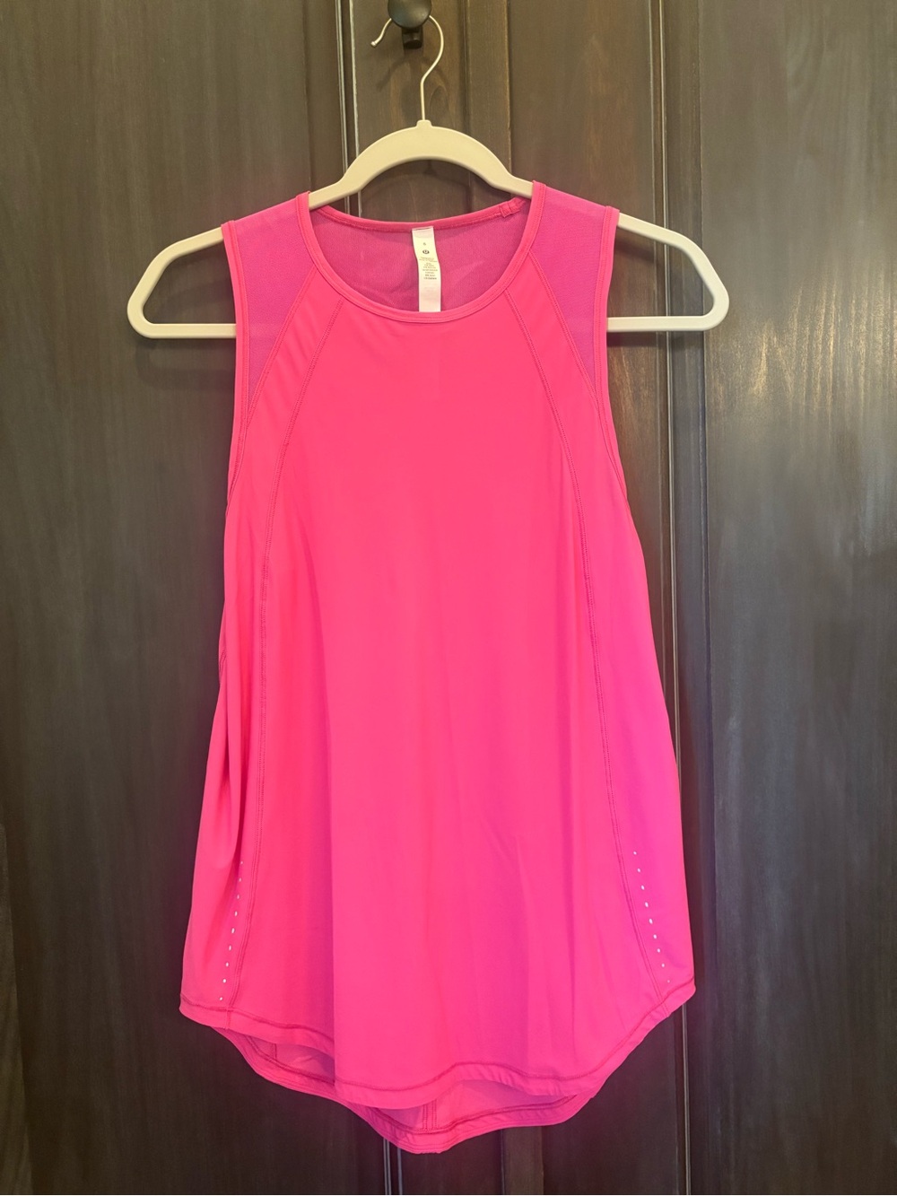 lululemon athletica Hot Pink Athletic Tank Top